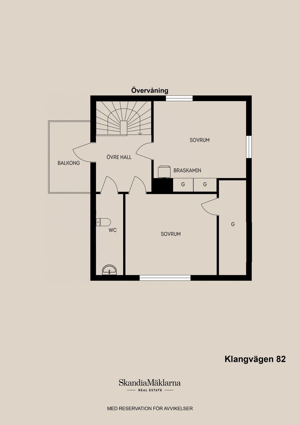 Villa, Klangvägen 82, Klangberget, Sandviken