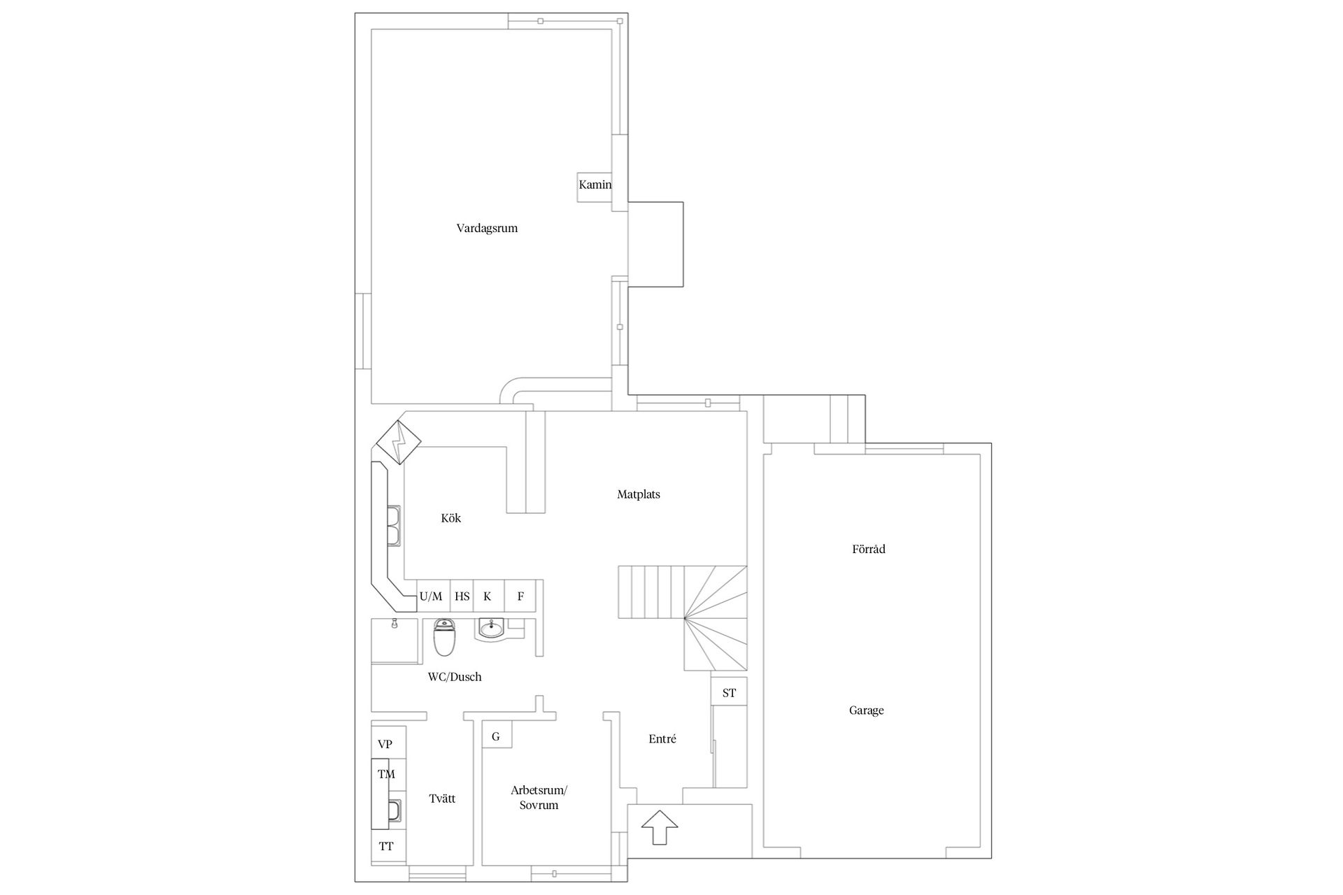 Radhus, Barlows väg 14, Gustavsberg - Farsta Slottsvik, Värmdö