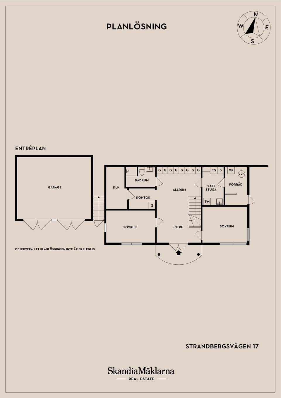 Villa, Strandbergsvägen 17, Nyköping