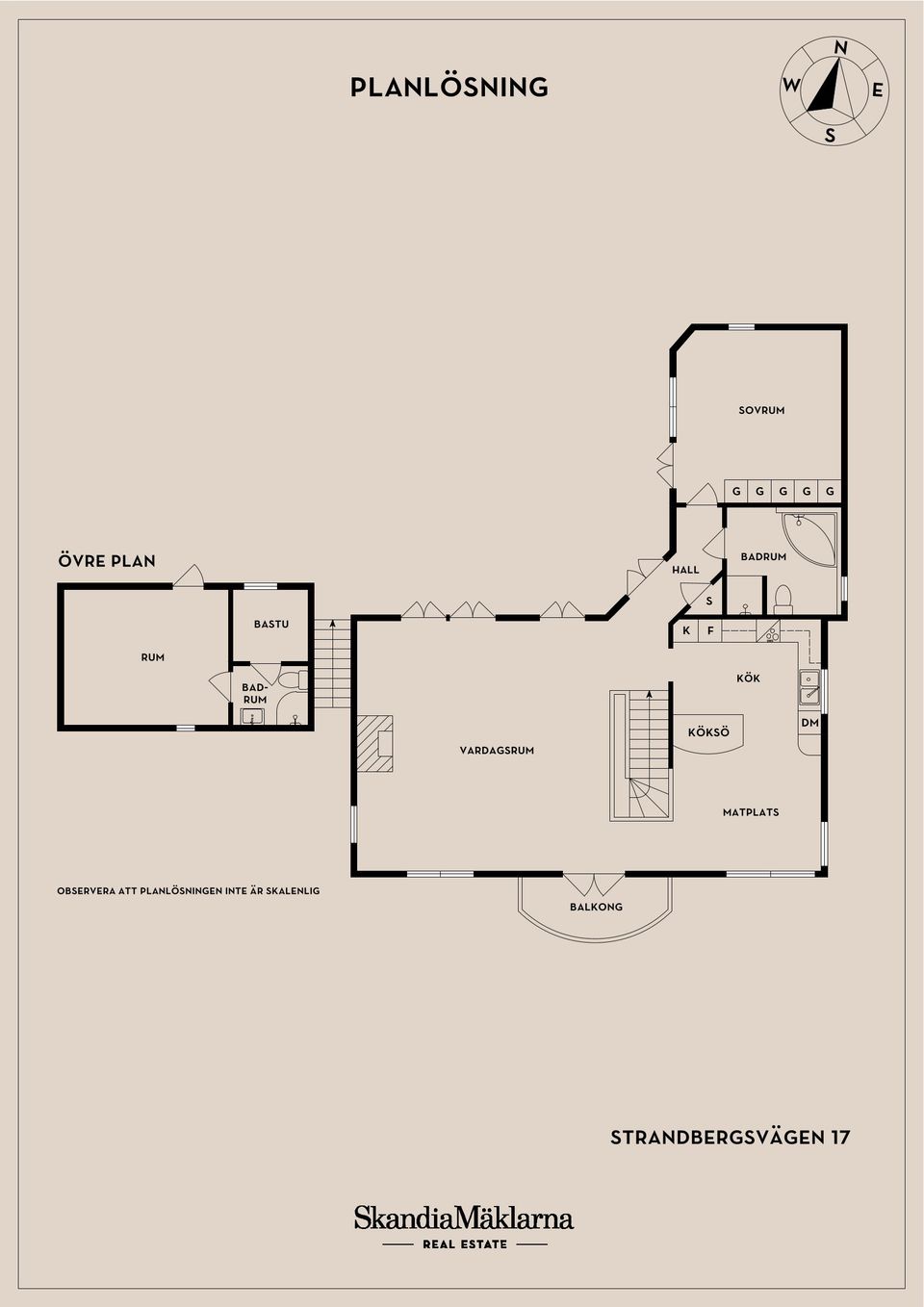 Villa, Strandbergsvägen 17, Nyköping