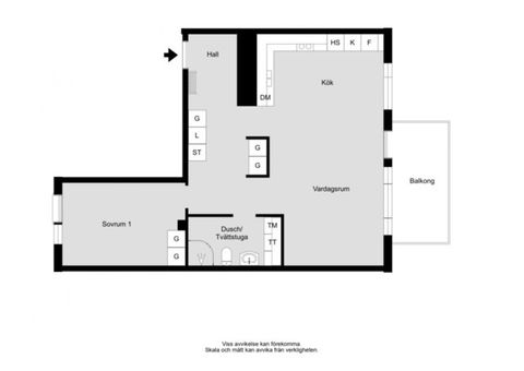 Bostadsrätt, Portalgatan 55, Kapellgärdet, Uppsala