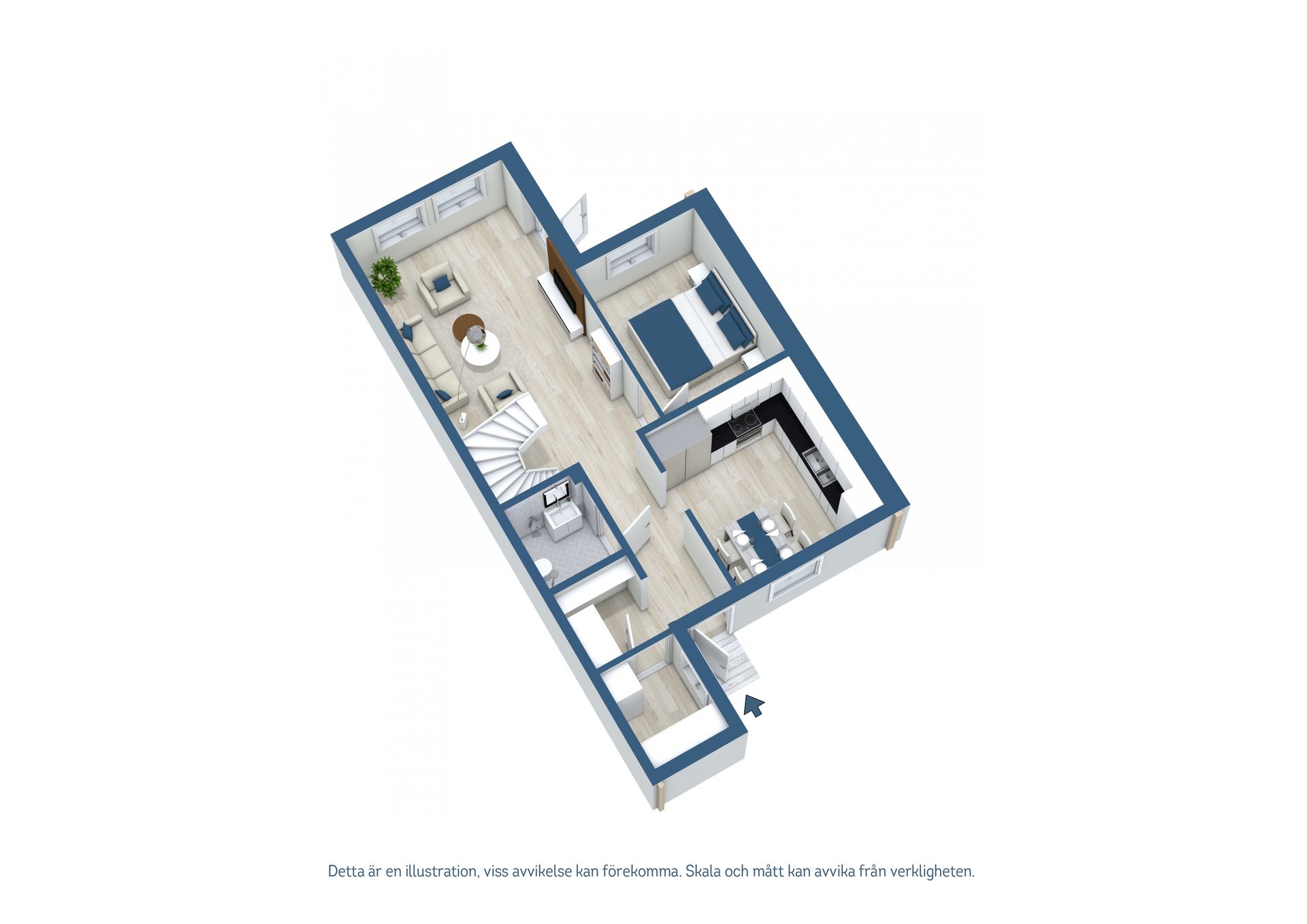 Bostadsrätt, Gyllbyvägen 12A, Örbyhus, Tierp