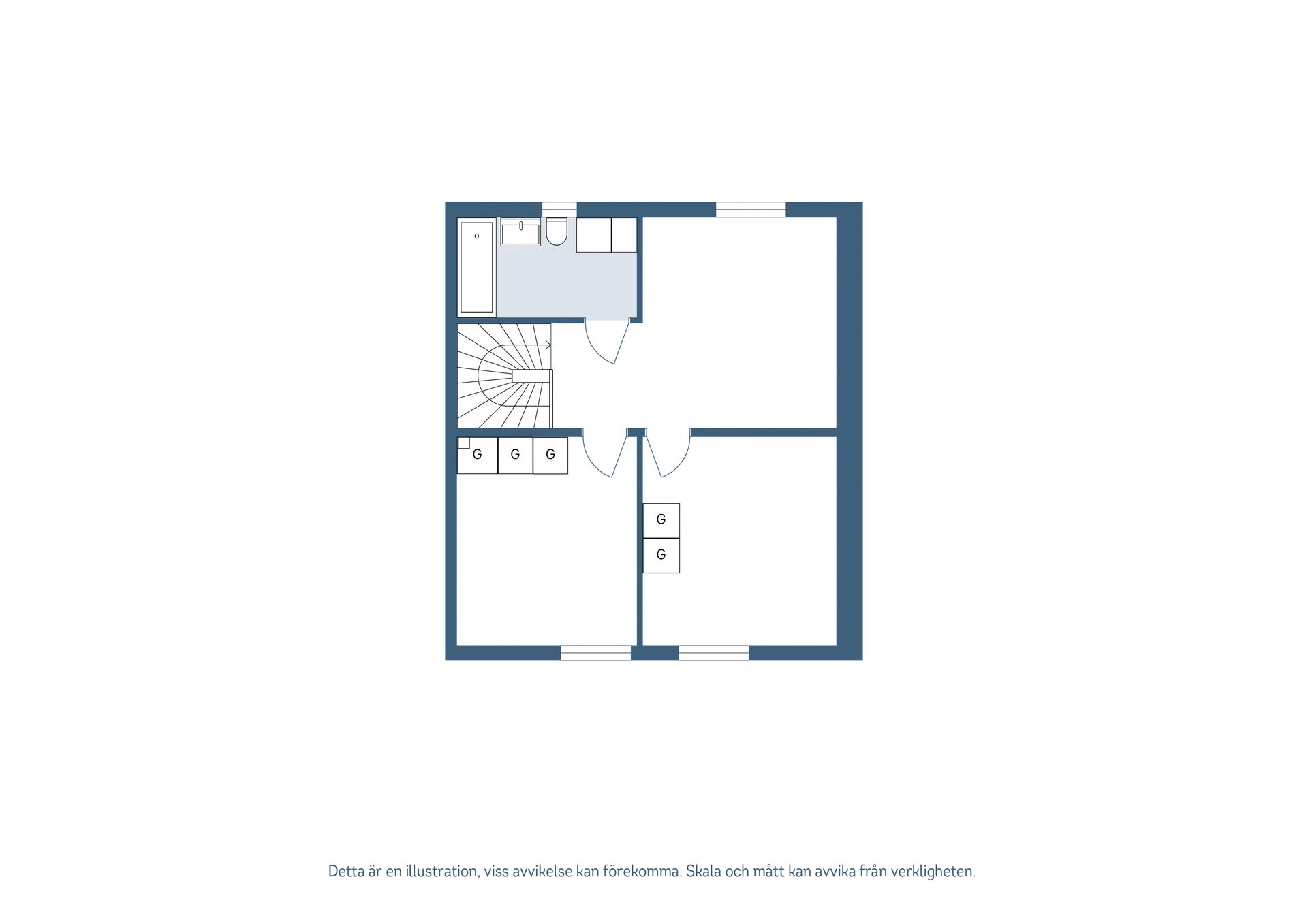 Bostadsrätt, Gyllbyvägen 12A, Örbyhus, Tierp