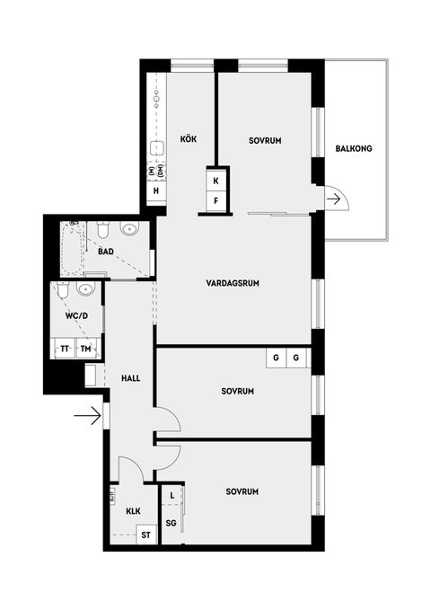 Bostadsrätt, Stockholmsvägen 162D, Täby Centrum, Täby