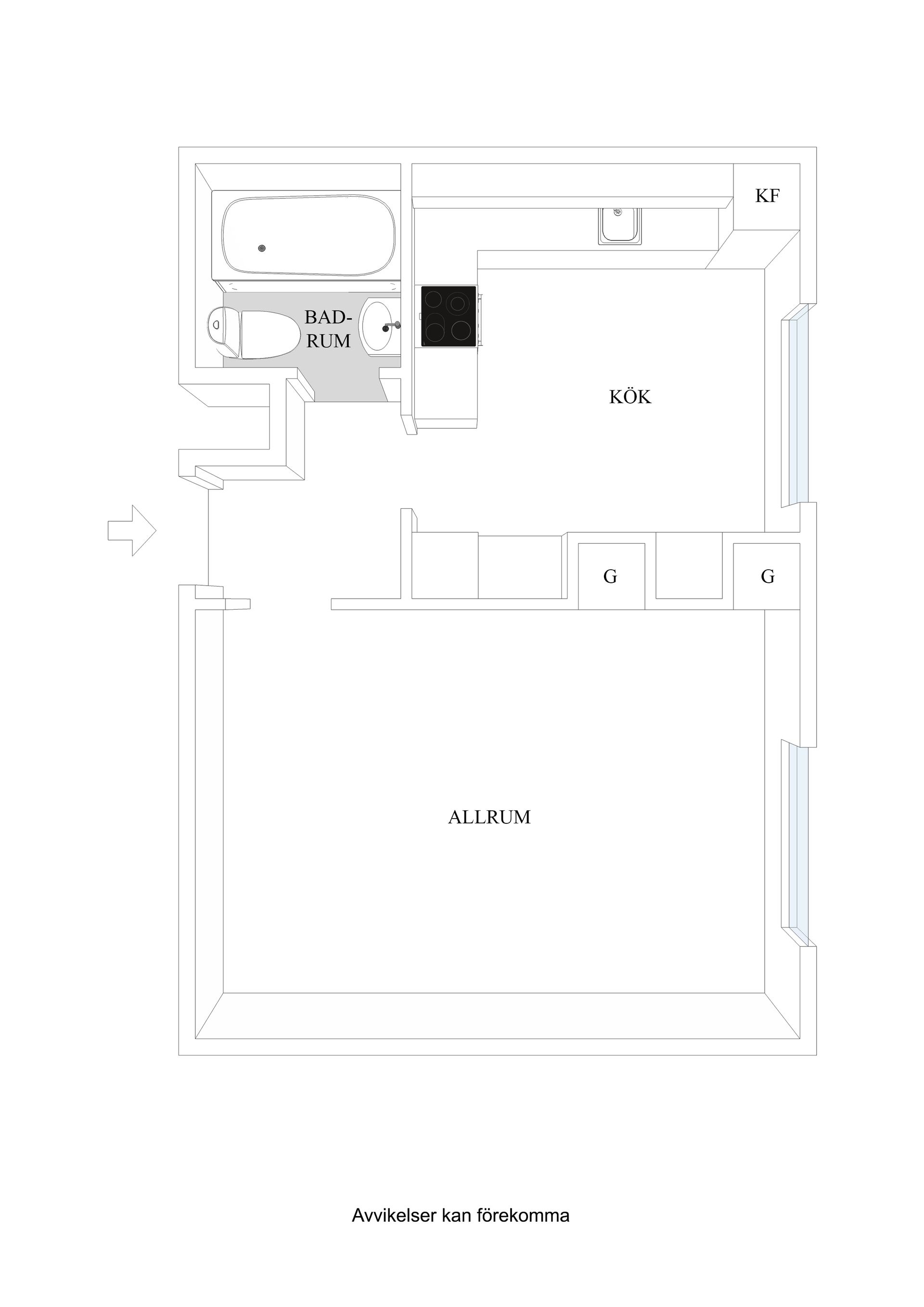 Bostadsrätt, Vallvägen 2A, Centrala Väsby, Upplands Väsby