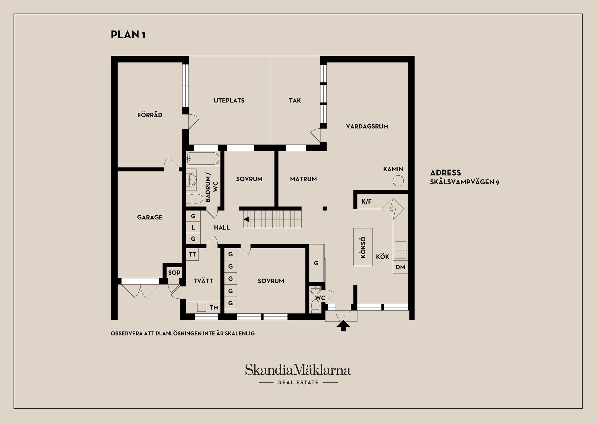 Villa, Skålsvampvägen 9, Nyköping