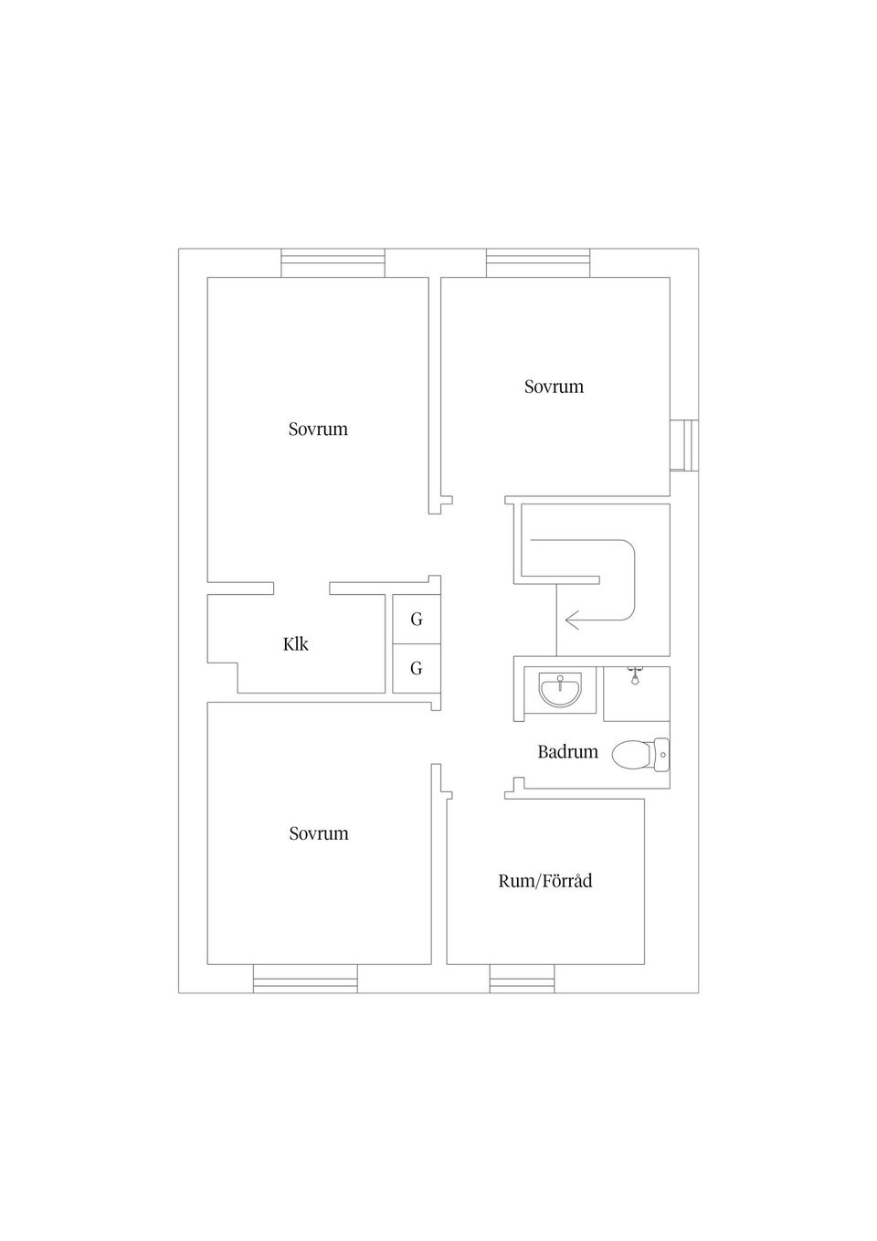 Bostadsrätt, Ordslingan 4, Södra Hemlingby, Gävle