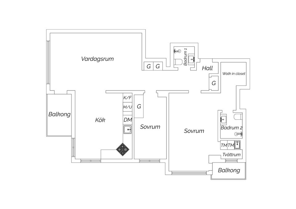 Bostadsrätt, Vänskapsvägen 36, Stora Essingen, Stockholm