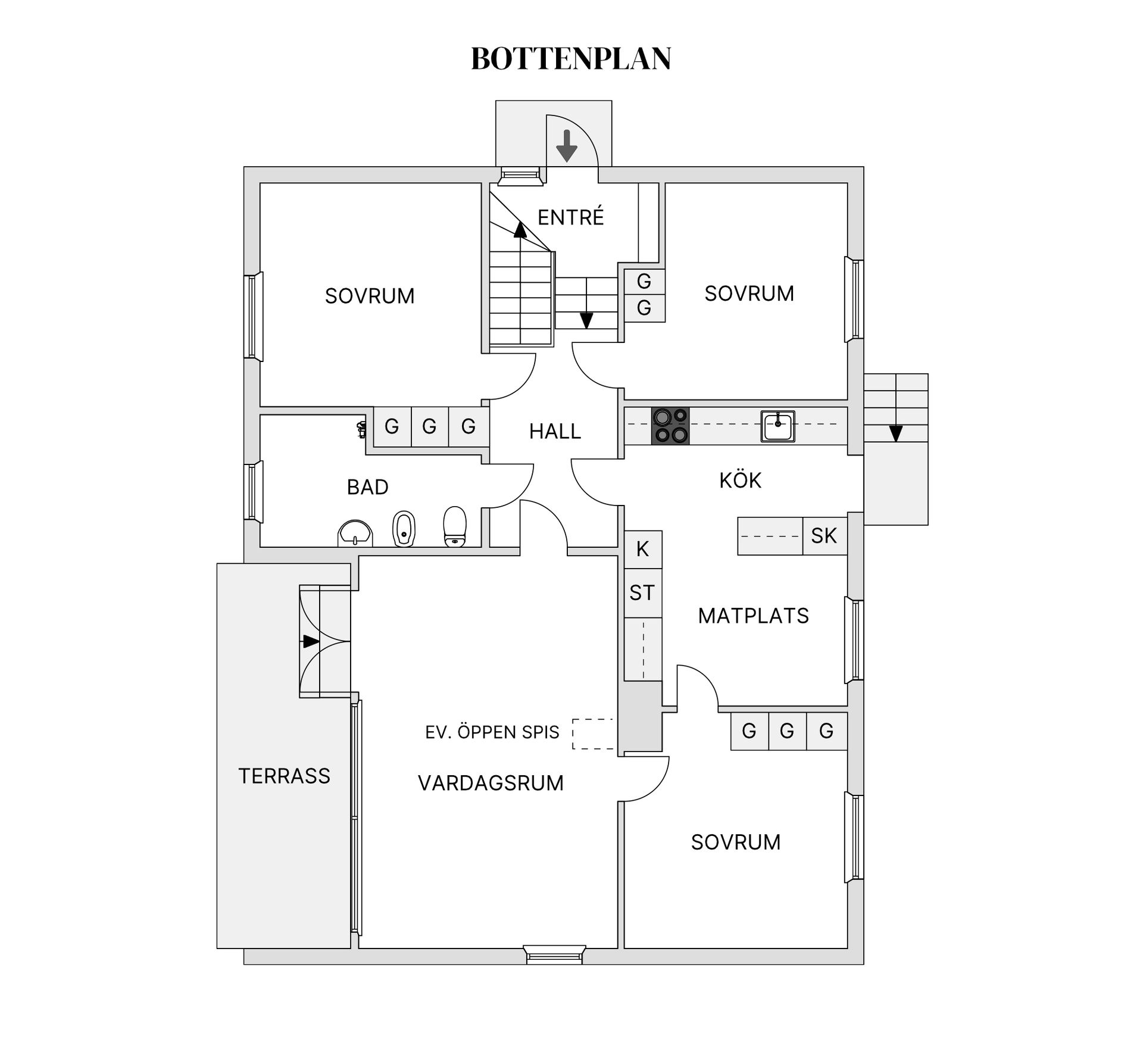 Villa, Kvänjarpsvägen 10, Kånna, Ljungby