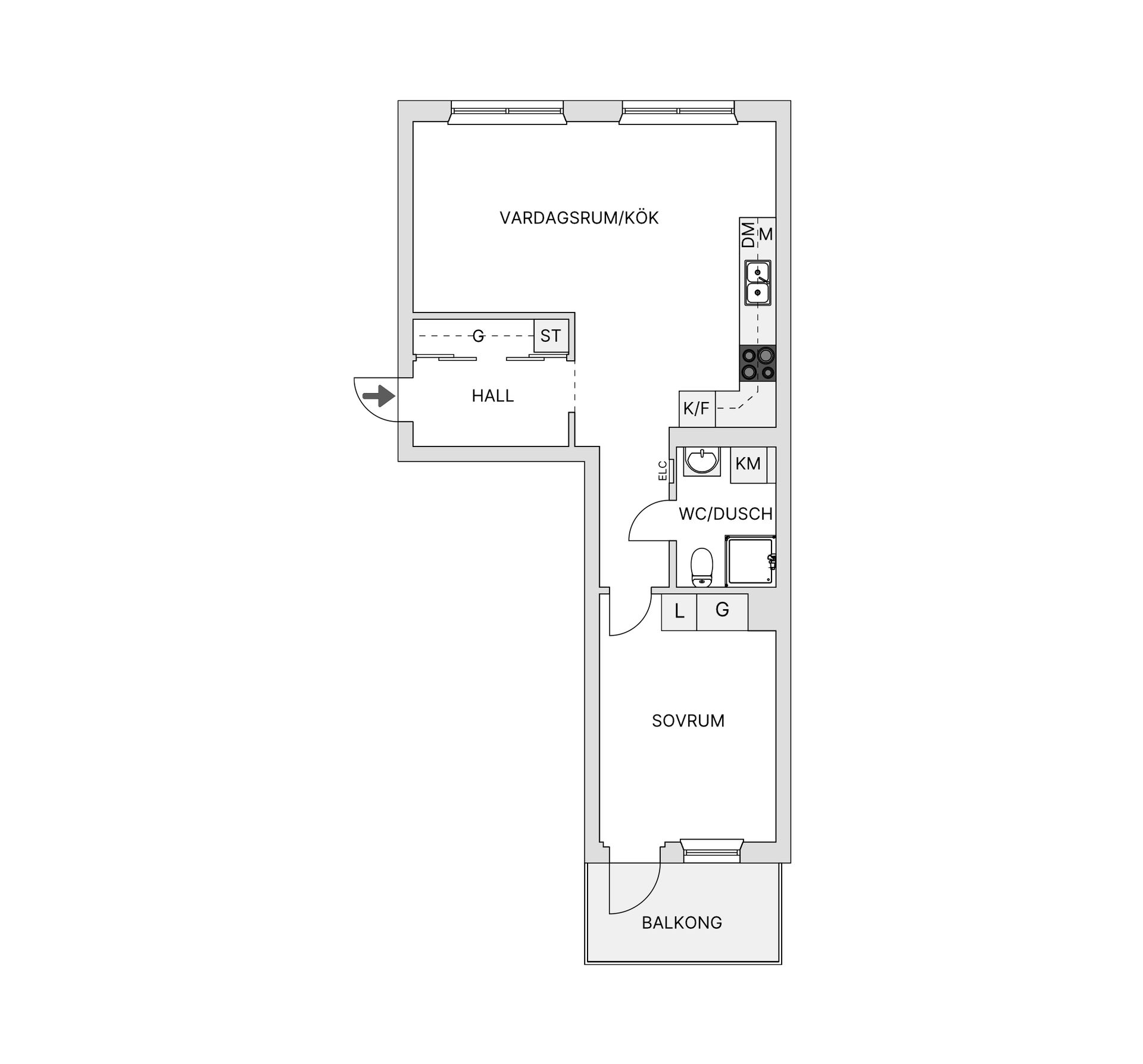 Bostadsrätt, Selma lagerlöfs gata 7, Centrum, Kungälv