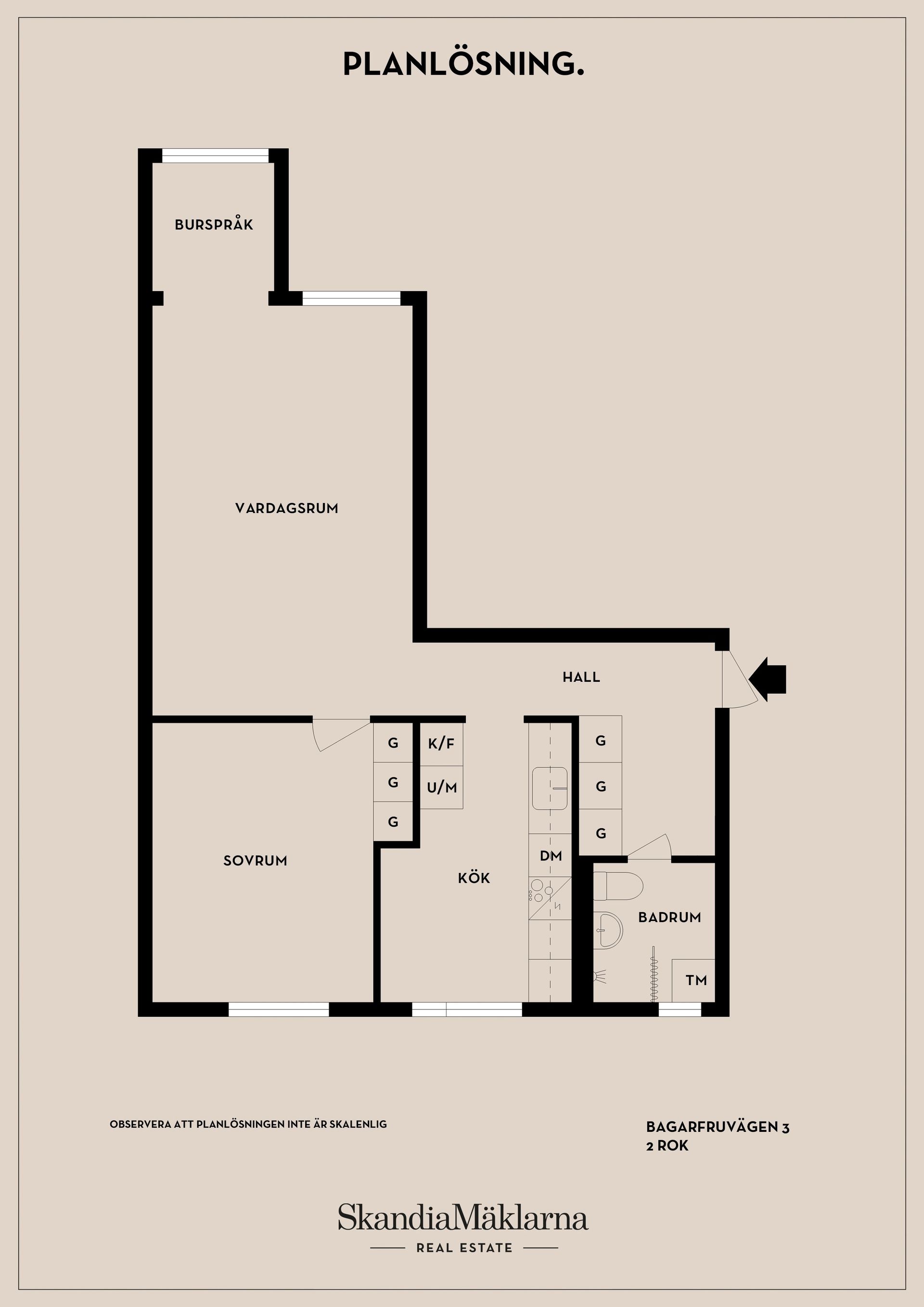 Bostadsrätt, Bagarfruvägen 3, Sköndal, Stockholm