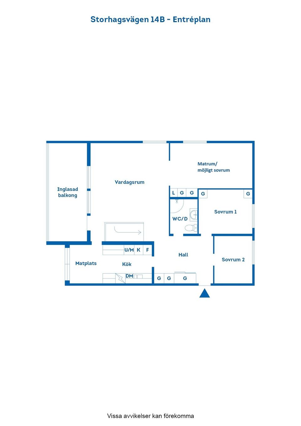 Bostadsrätt, Storhagsvägen 14B, Grosvad, Finspång