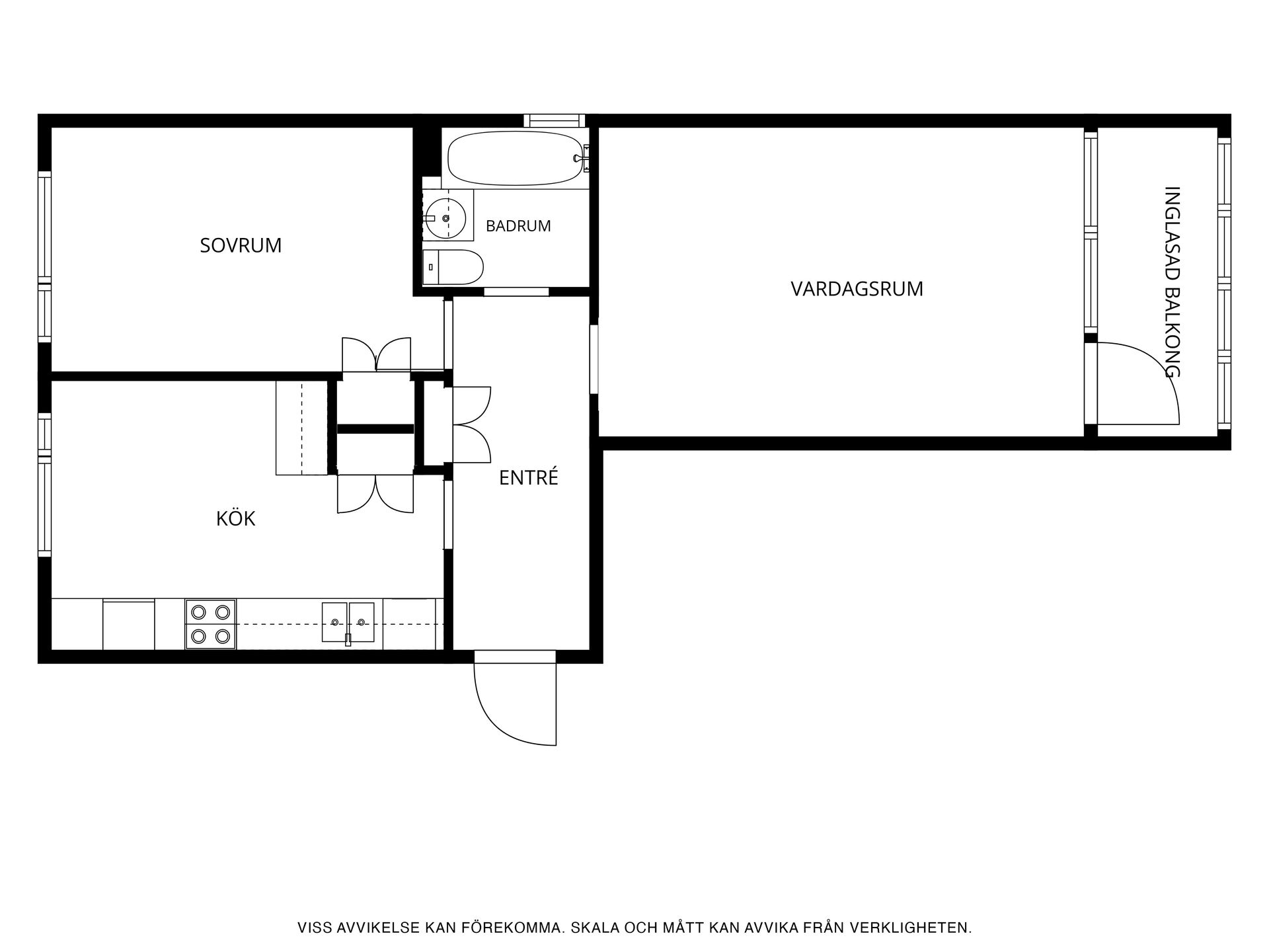 Bostadsrätt, Högalidsvägen 22A, Högalid, Trelleborg