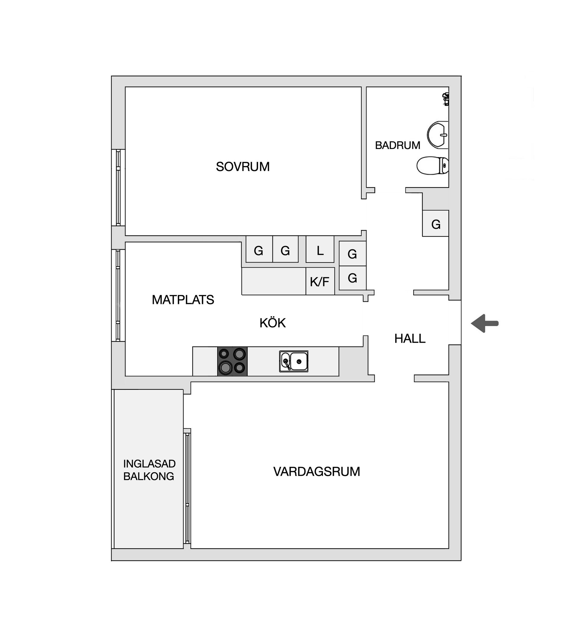 Bostadsrätt, Fessingsgatan 1, Hulta, Borås