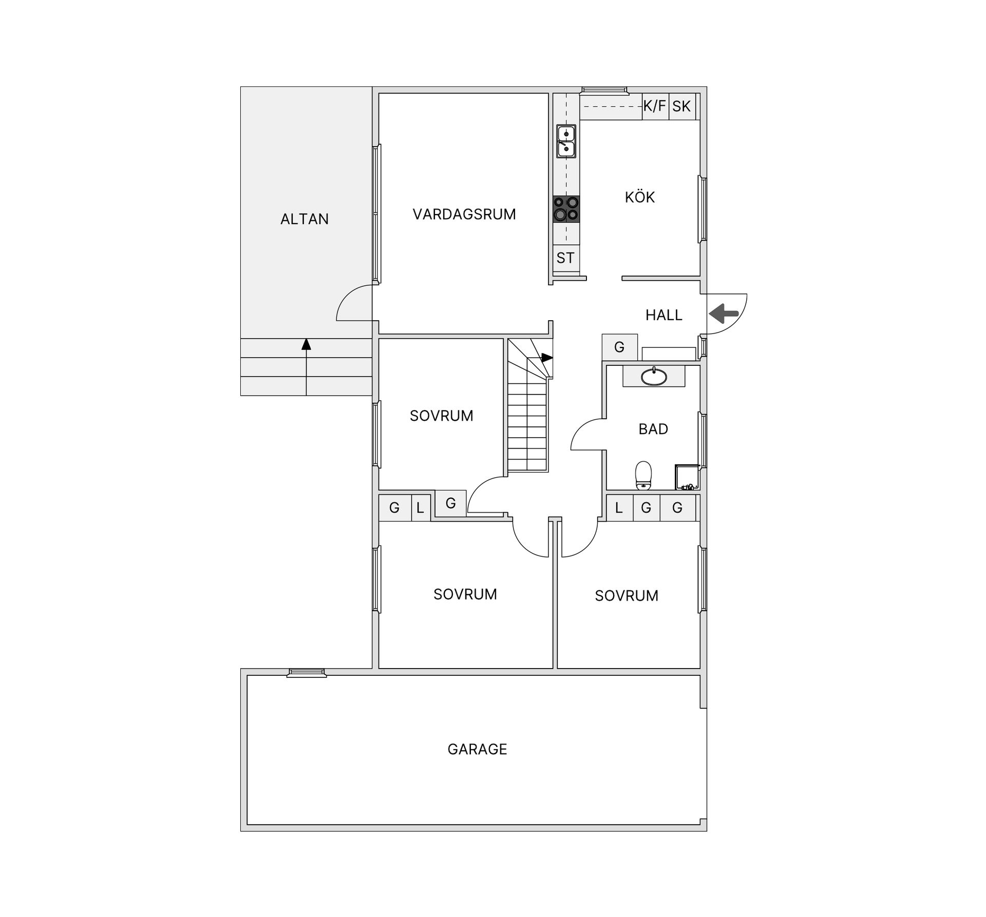 Villa, Faxnäldsvägen 37, Nälden, Krokom