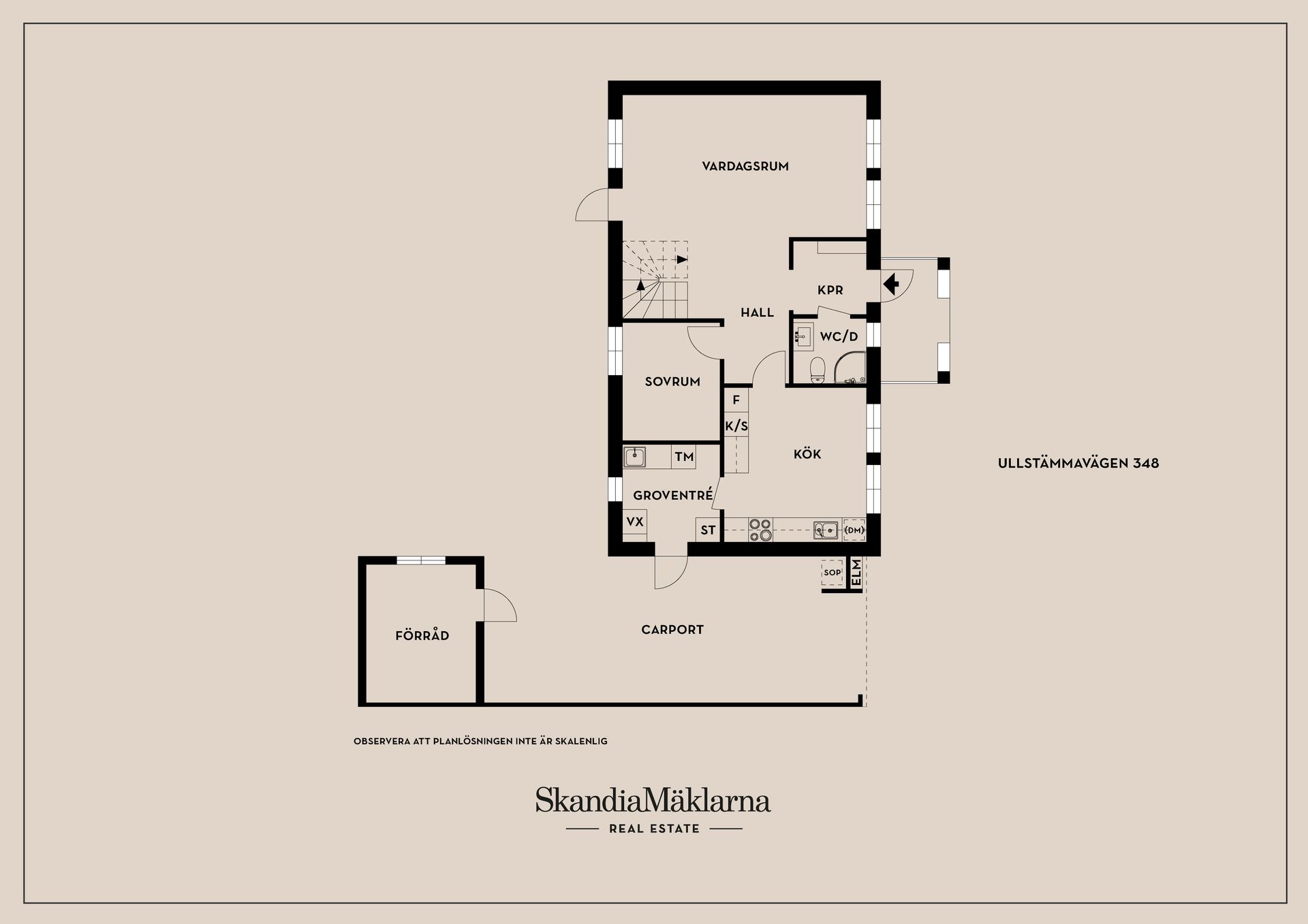 Radhus, Ullstämmavägen 348, Ullstämma, Linköping