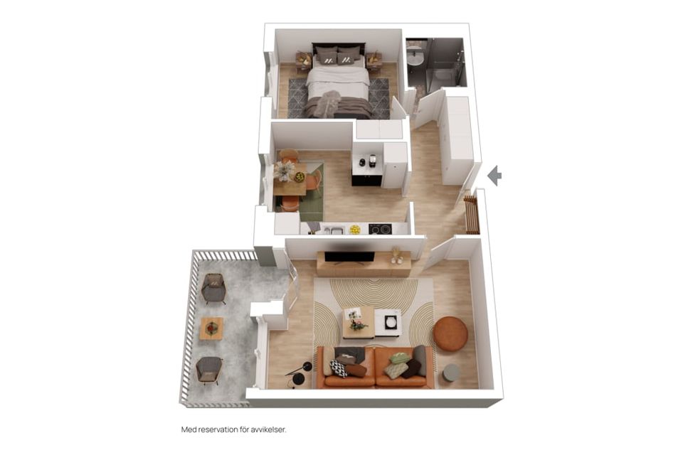 Bostadsrätt, Bergsgatan 88, Enköping