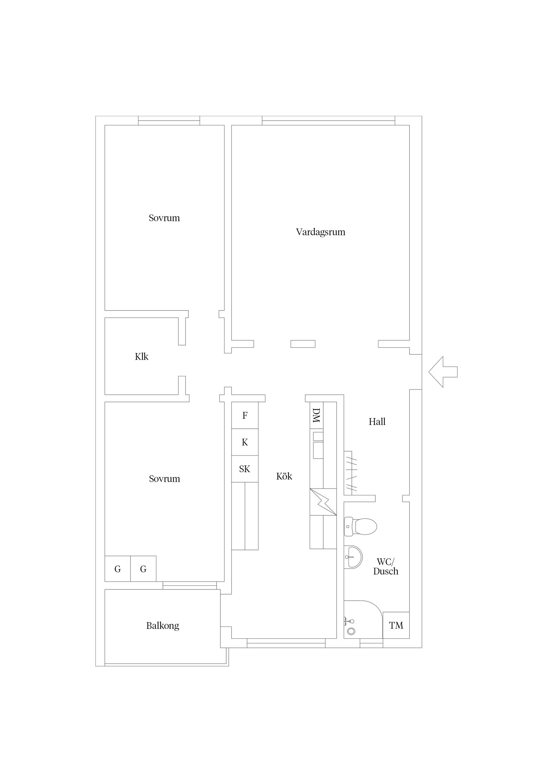Bostadsrätt, Lybecksvägen 1C, Djurängen, Kalmar