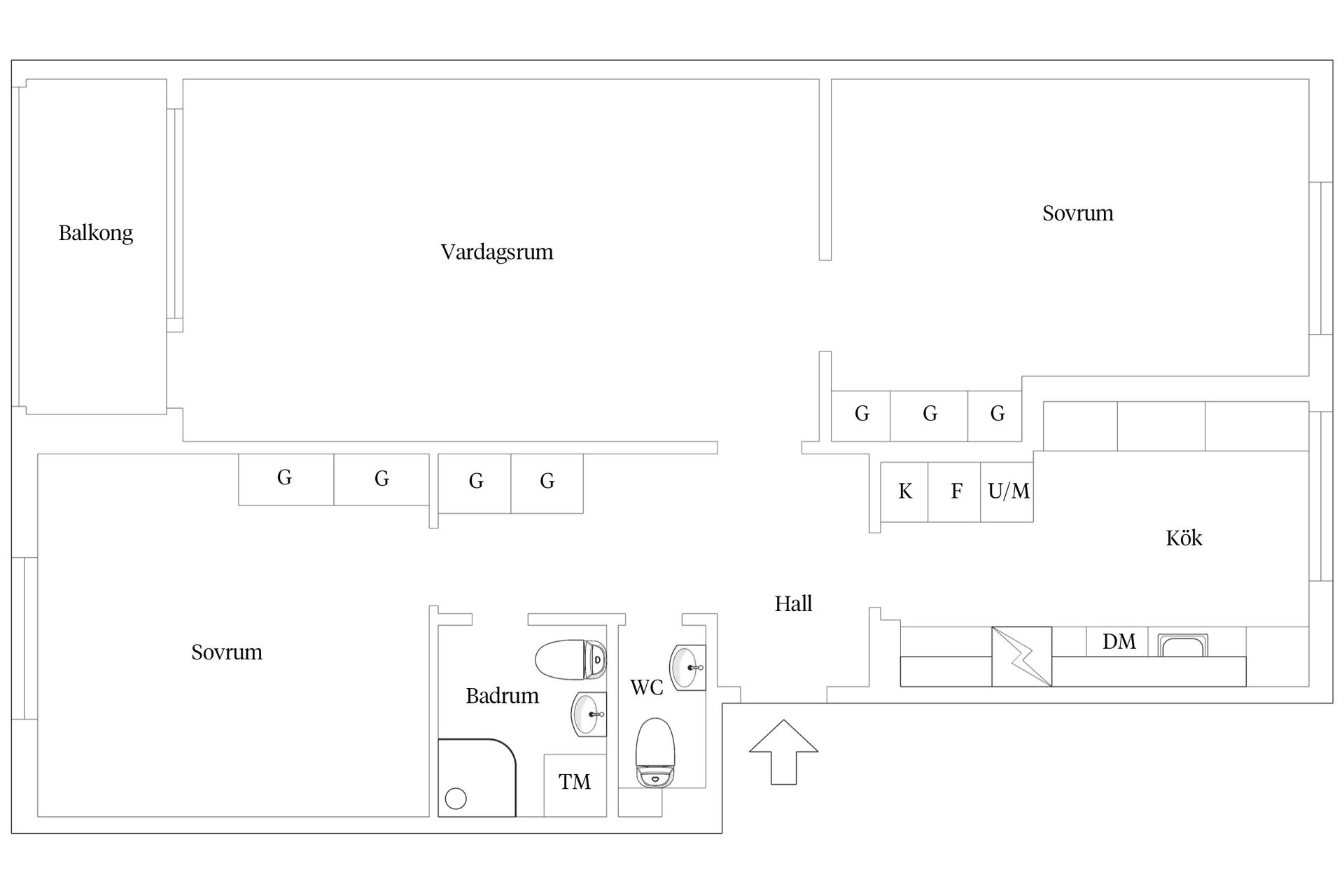 Bostadsrätt, Kaserngatan 5, Viksäng, Västerås