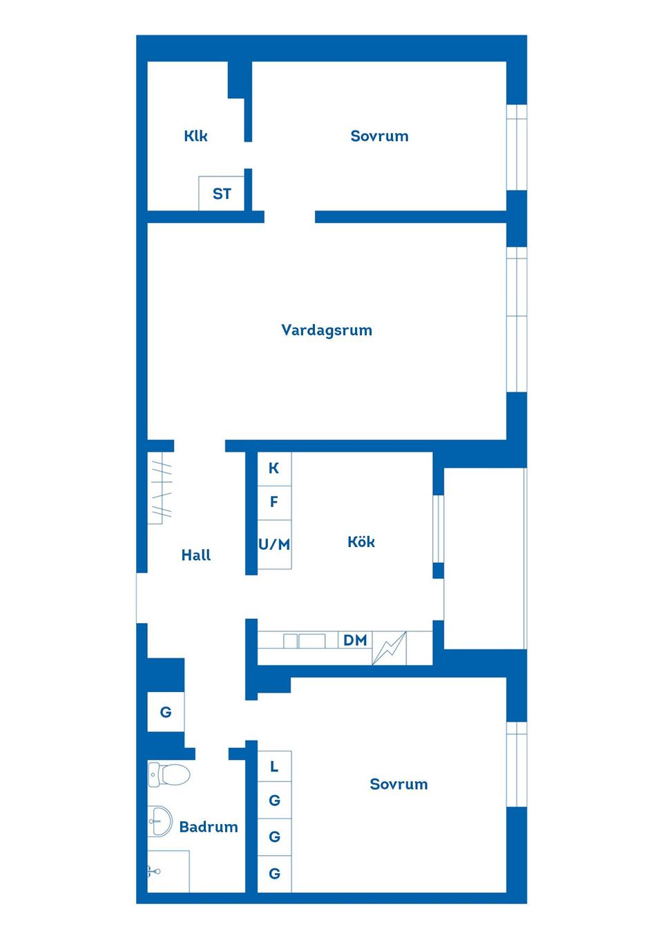 Bostadsrätt, Strandvägen 31, Centrum, Mariestad
