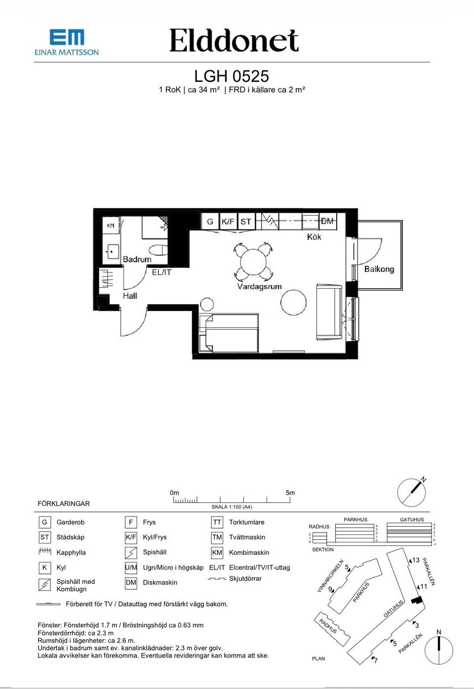 Bostadsrätt, PARKALLÉN 3, VÅN 2/4, Täby Park, Täby