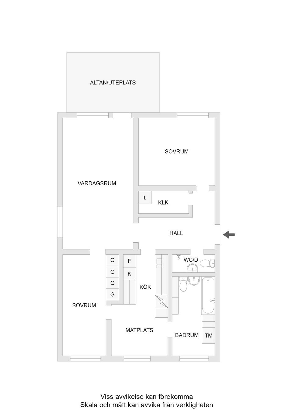 Bostadsrätt, Skäggetorpsgatan 7, Markplan, Skäggetorp, Linköping