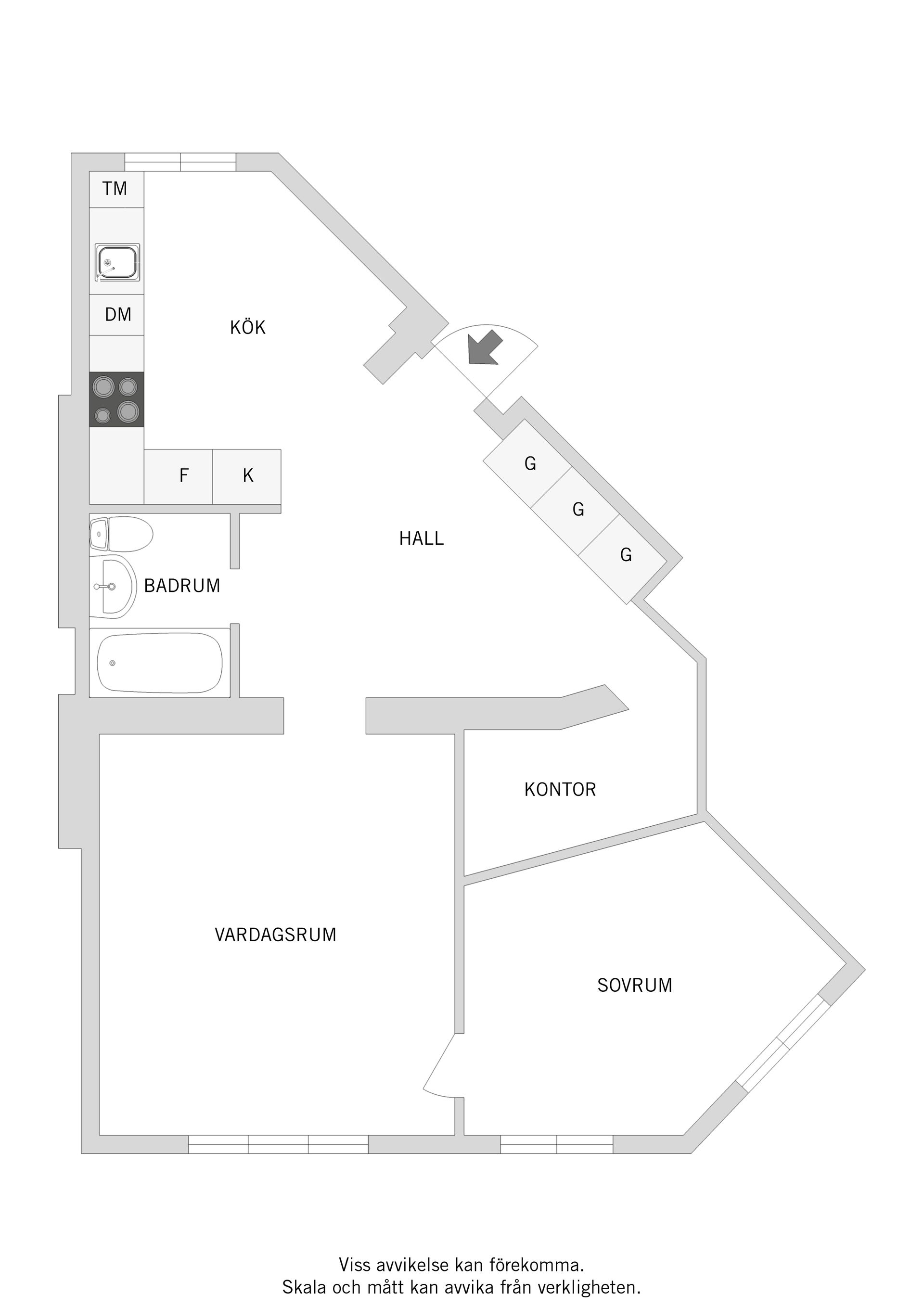 Bostadsrätt, Sankt Pauligatan 13B, Lunden, Göteborg
