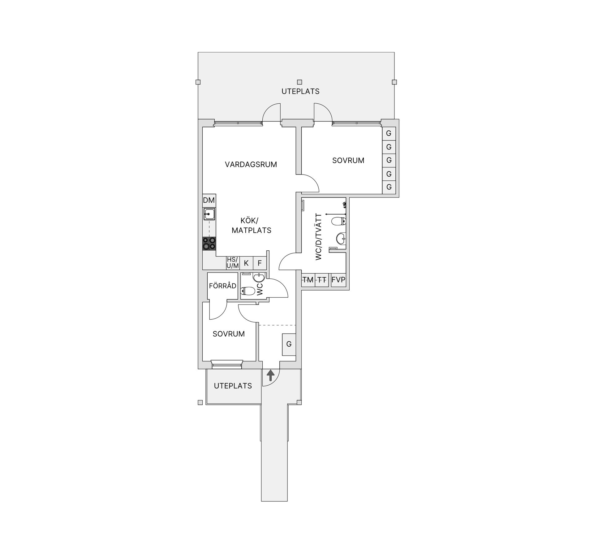 Bostadsrätt, Wilhelm Kåges gata 54A, Gustavsbergs Hamn, Värmdö