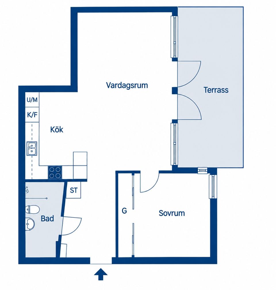 Bostadsrätt, Lugnets allé 57, Hammarby Sjöstad, Stockholm