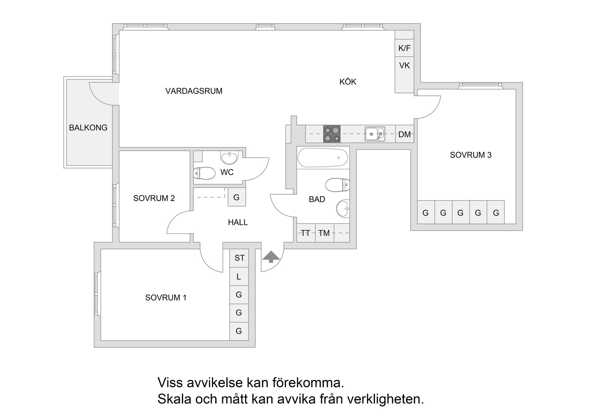 Bostadsrätt, Fogdevägen 43, 3tr, Bagarmossen, Stockholm