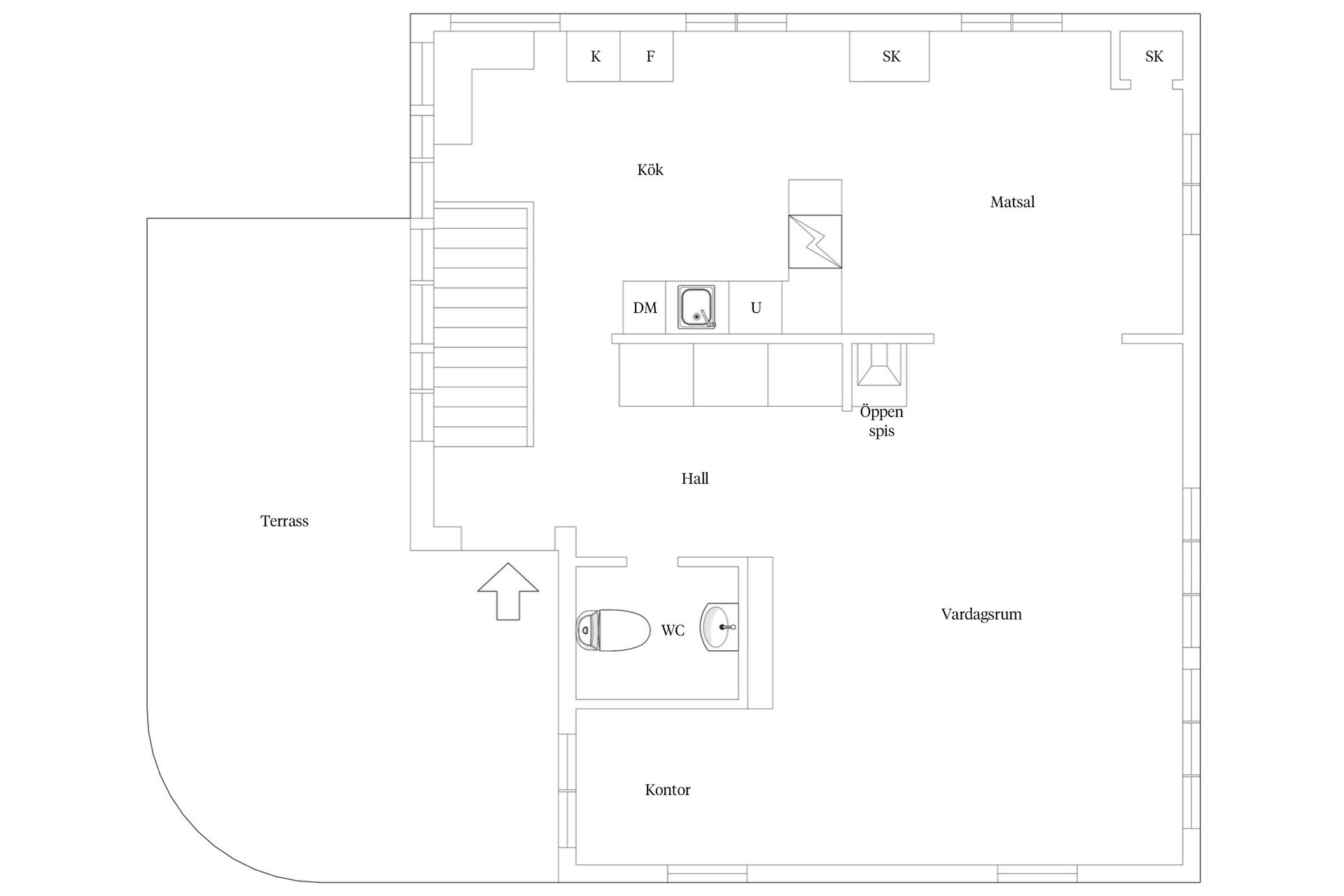 Villa, Norrstigen 15, Islinge, Lidingö