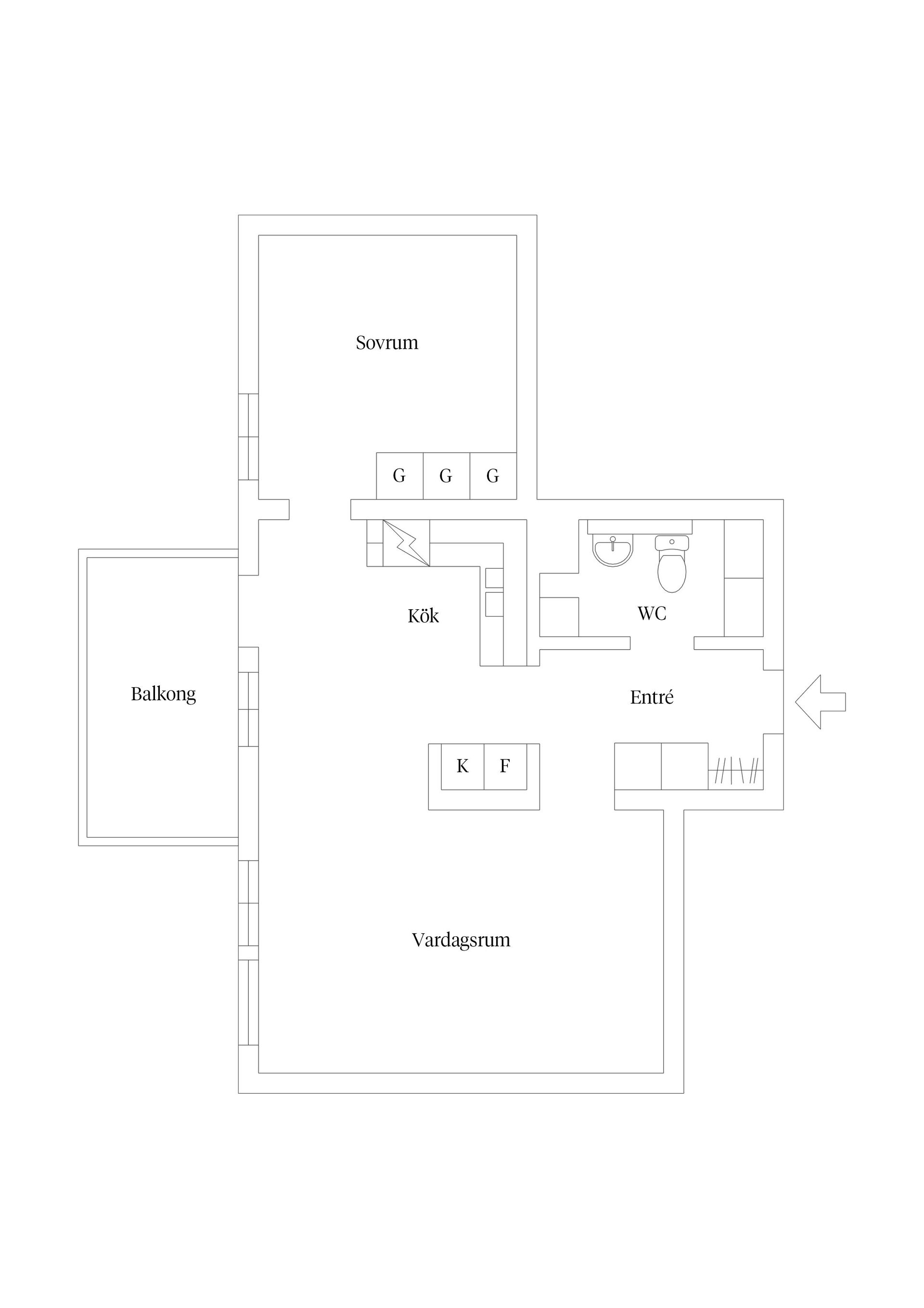 Bostadsrätt, Fyrisvallsgatan 8B, Luthagen, Uppsala