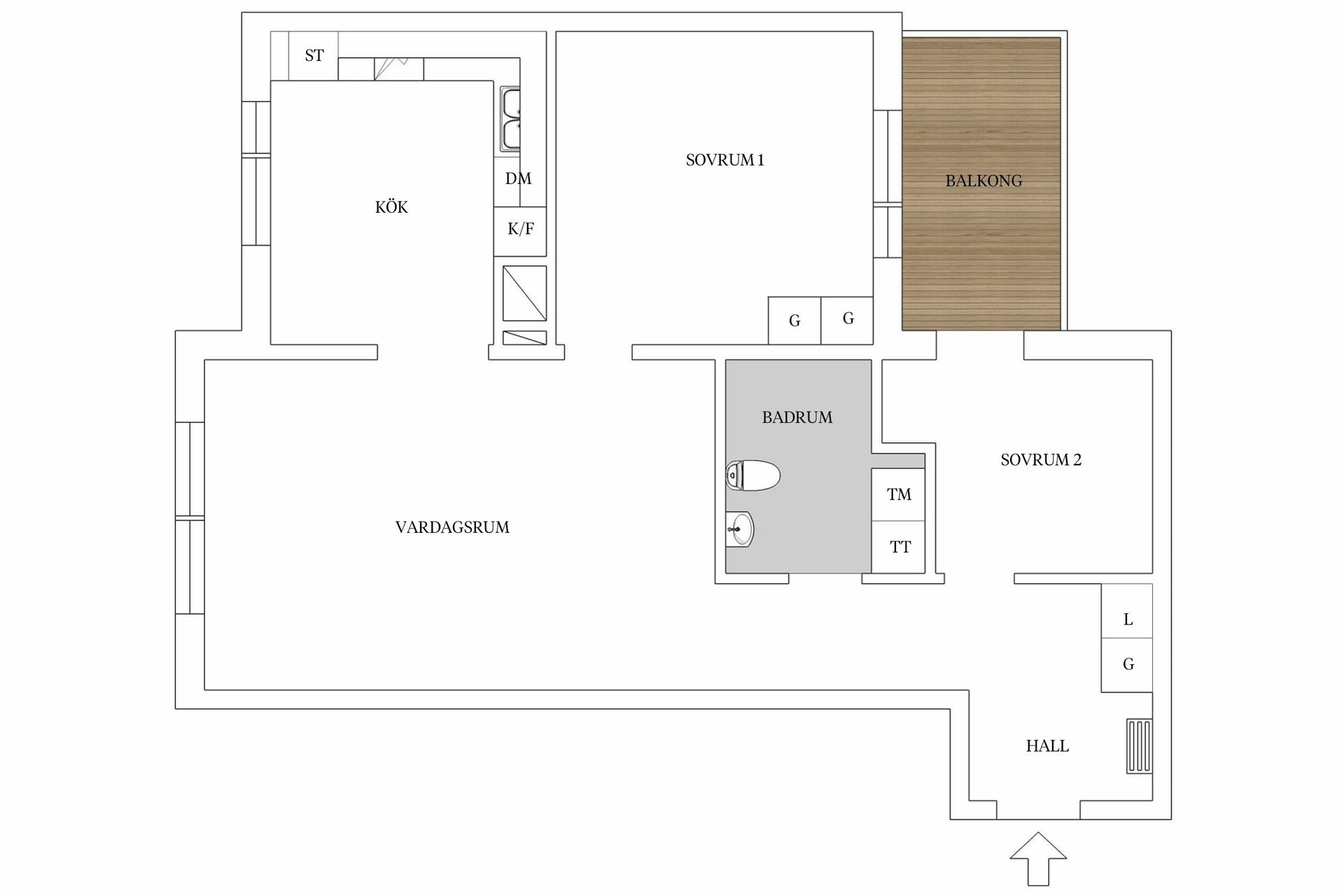 Bostadsrätt, Kamomillagatan 17, Bromma - Annedal, Stockholm