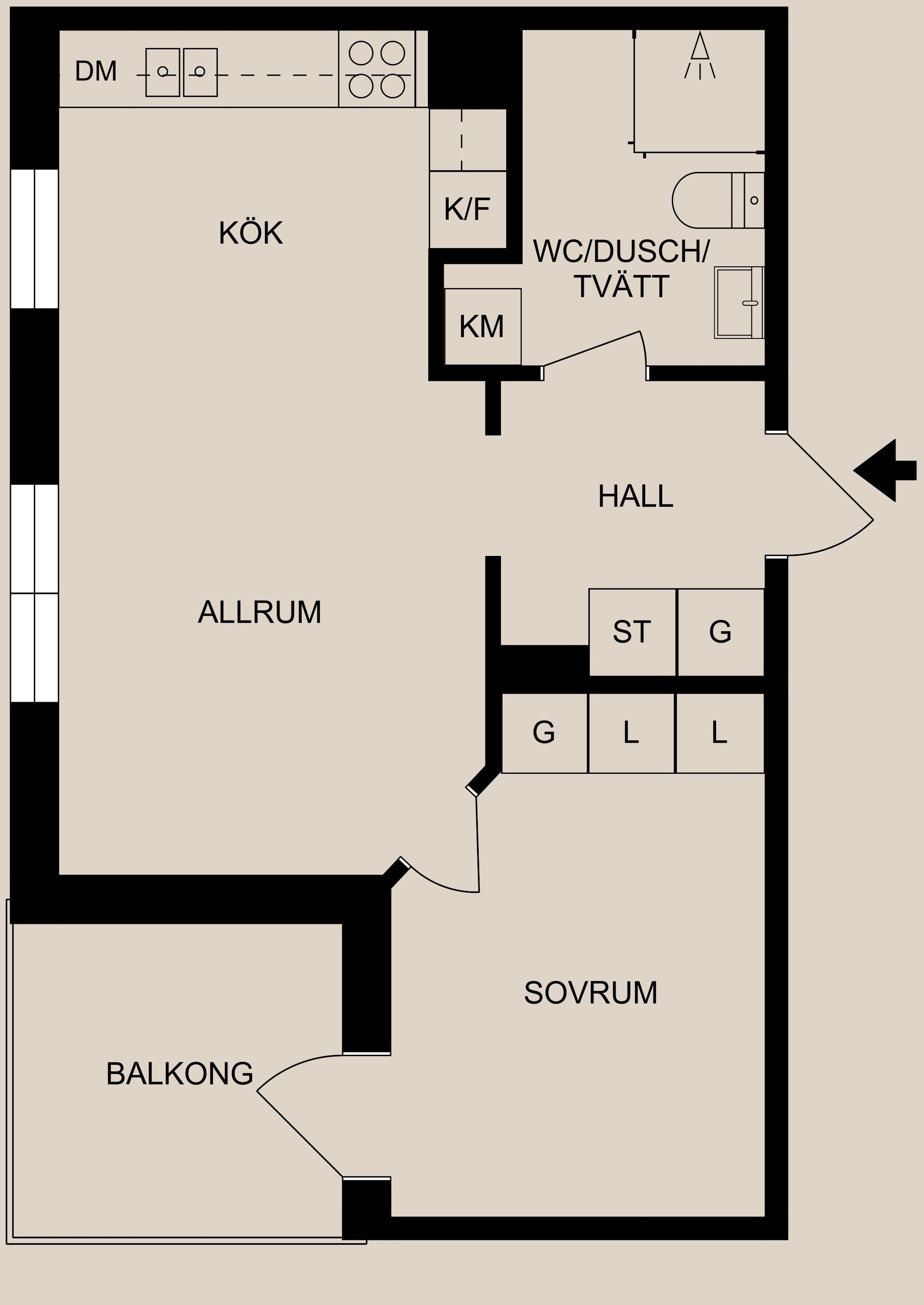 Bostadsrätt, Luntgatan 39, Centralt - Folkparken, Norrköping
