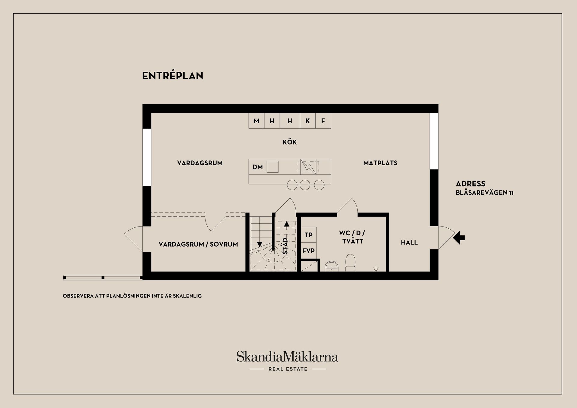 Bostadsrätt, Blåsarevägen 11, Krikonbacken, Nyköping