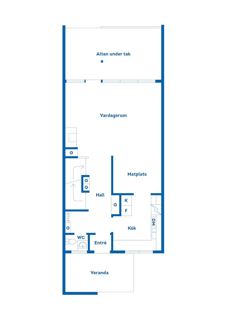 Radhus, Kontrollvägen 9D, Hälsinggården, Falun