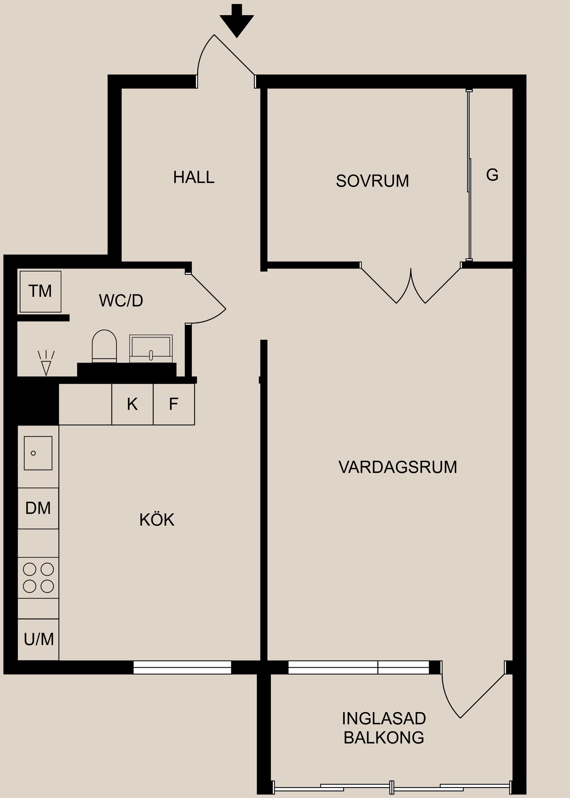 Bostadsrätt, Gråbergsgatan 51, Vilbergen, Norrköping