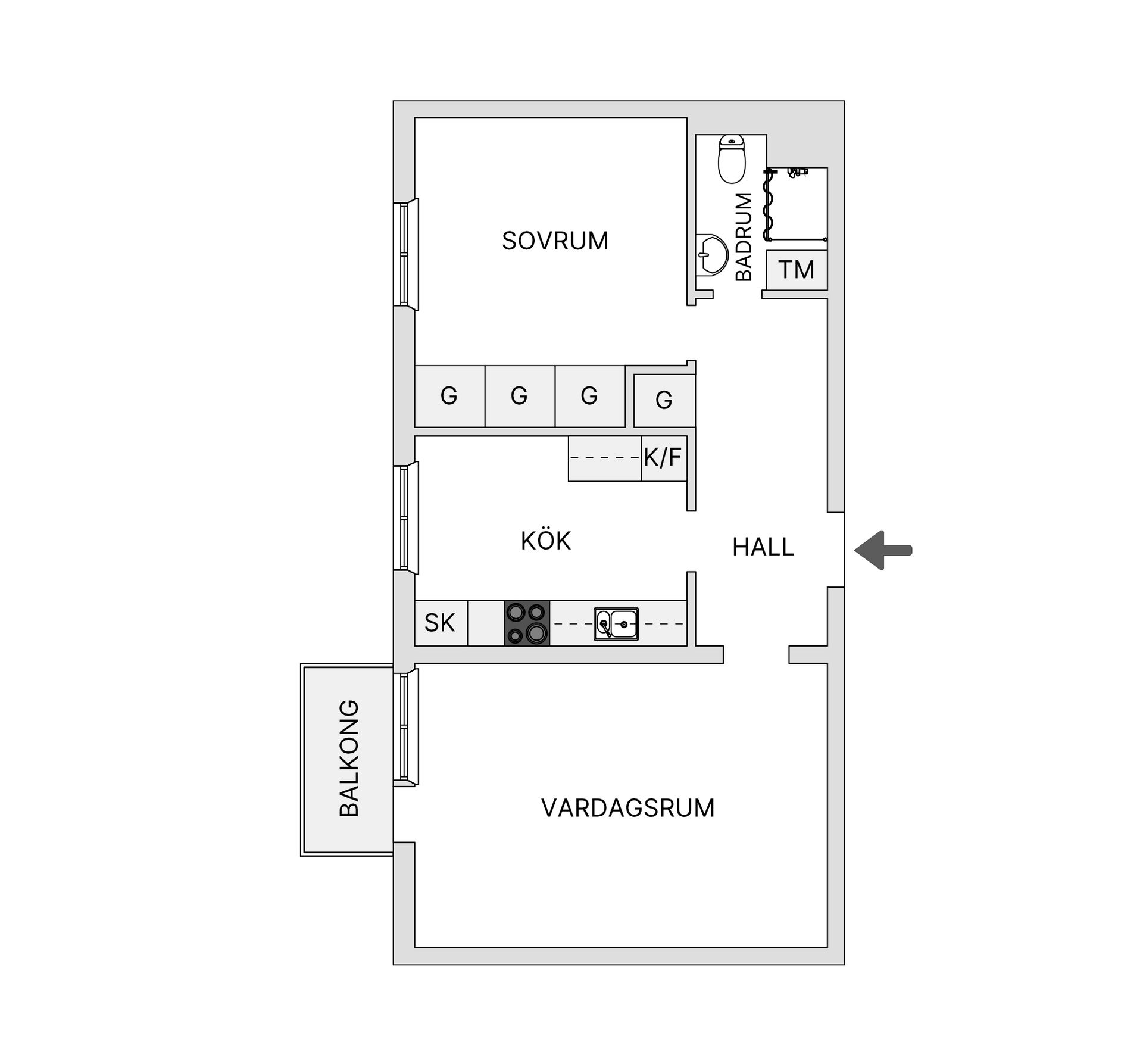 Bostadsrätt, Hasselbacksvägen 14B, Målsryd, Borås