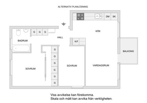Bostadsrätt, Voxnegränd 18, 3tr, Bagarmossen, Stockholm