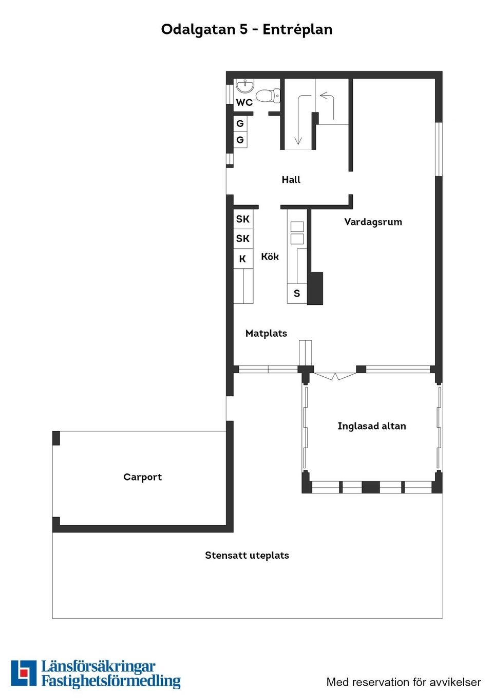 Villa, Odalgatan 5, Centrum, Laholm