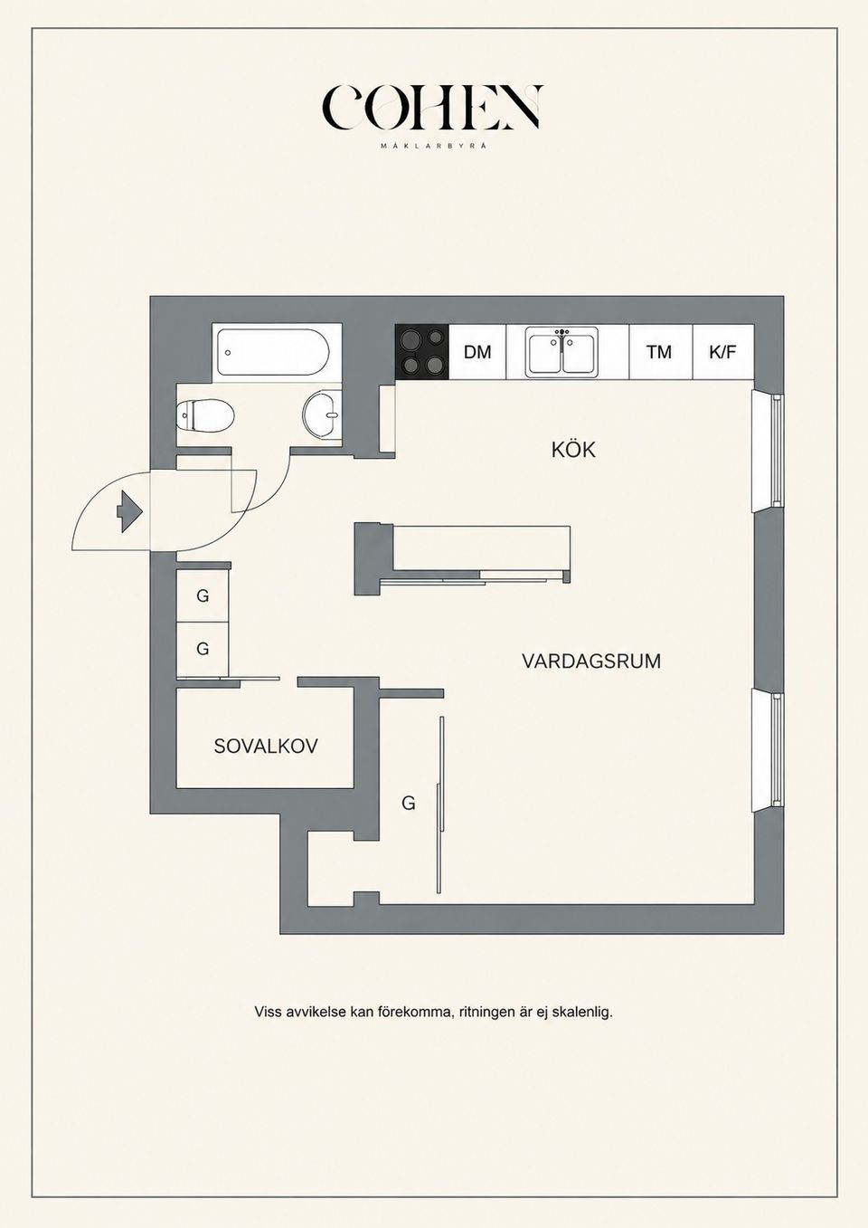 Bostadsrätt, Salagatan 49B, Fålhagen, Uppsala