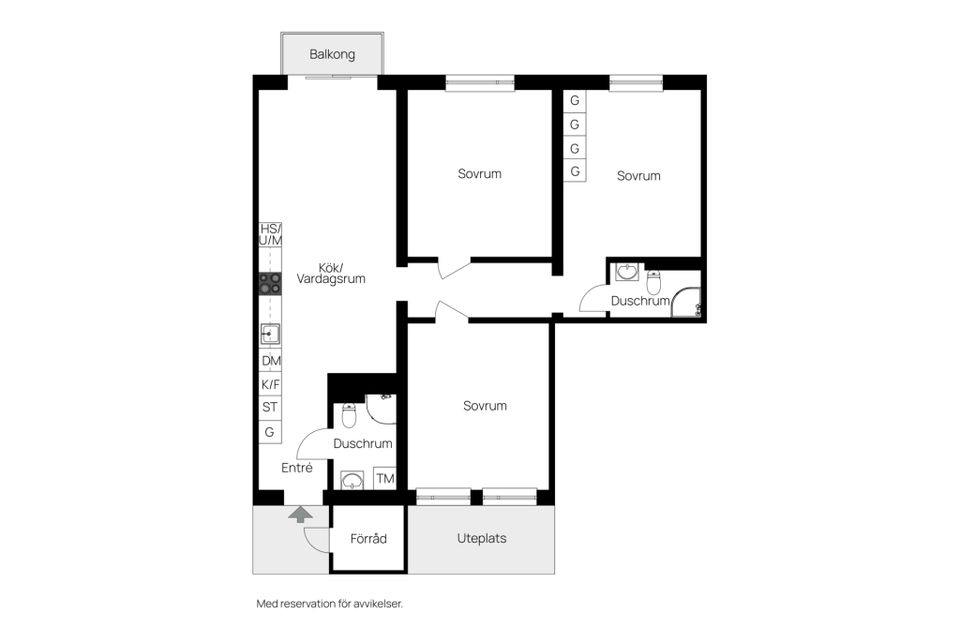 Bostadsrätt, Mala Benetts Gränd 5, Centralt-Kattvikskajen, Hudiksvall