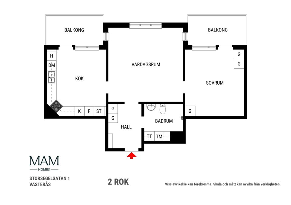 Bostadsrätt, Storsegelgatan 1, Öster Mälarstrand, Västerås