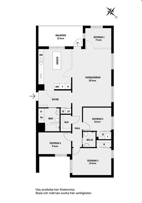 Bostadsrätt, Grindtorps skolgränd 20, 6tr, Täby Centrum, Täby
