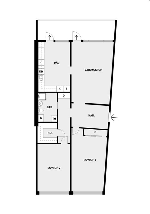 Bostadsrätt, Kometvägen 21, 9tr, Grindtorp, Täby