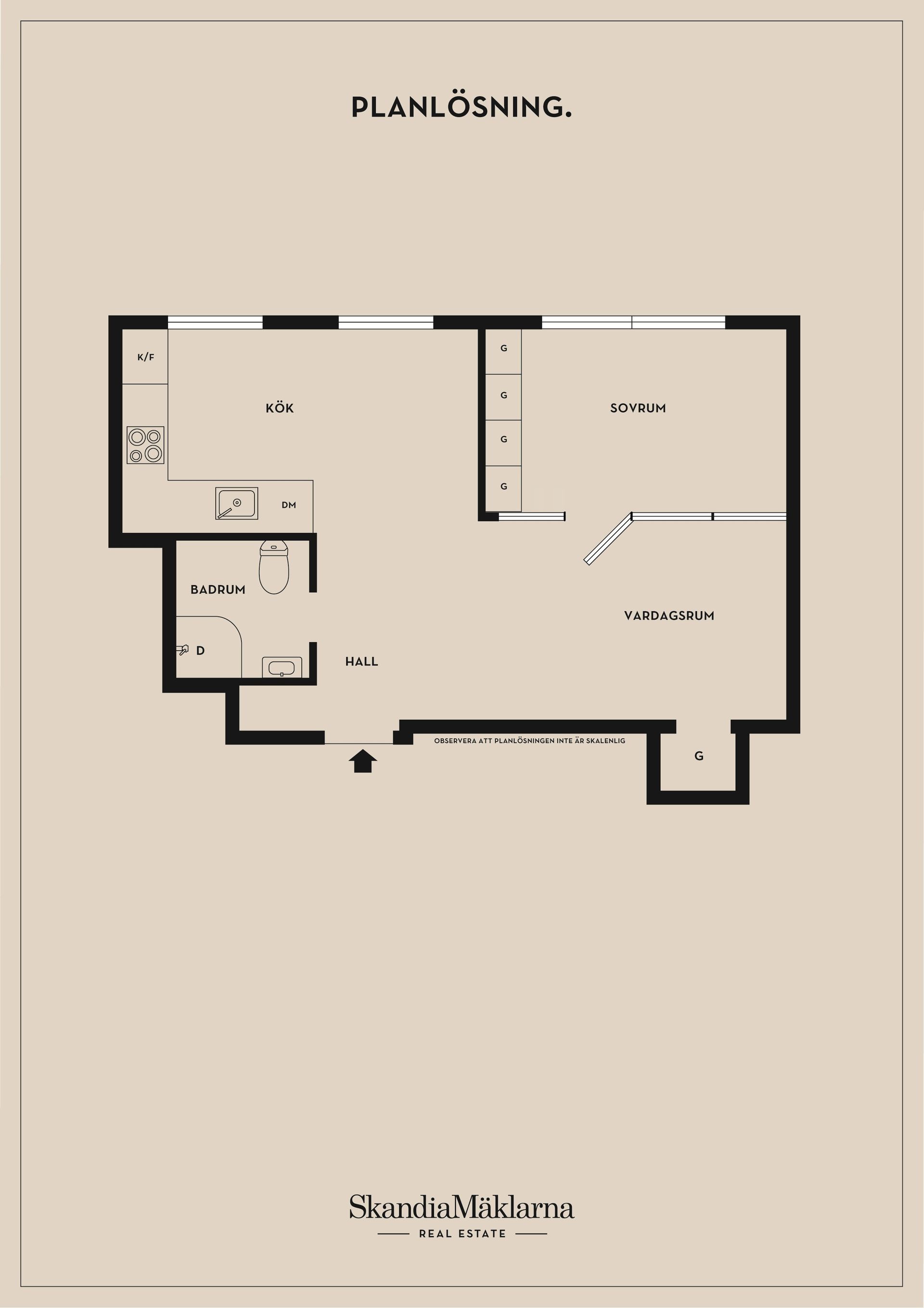 Bostadsrätt, John Bergs plan 8, Kungsholmen, Stockholm