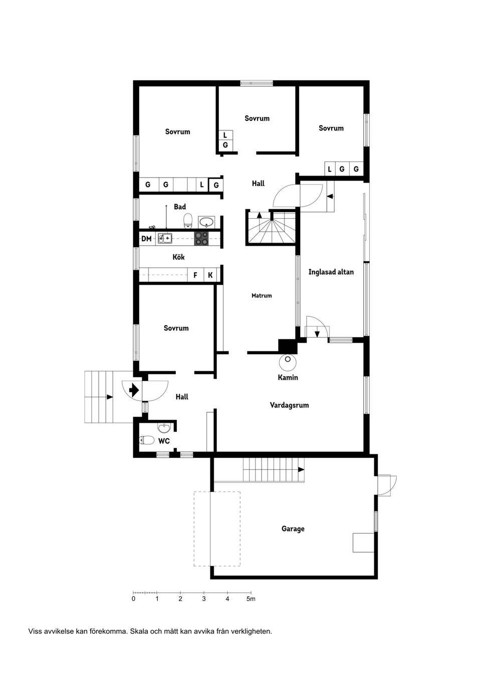 Villa, Ugglegatan 1, Närlunda, Askersund