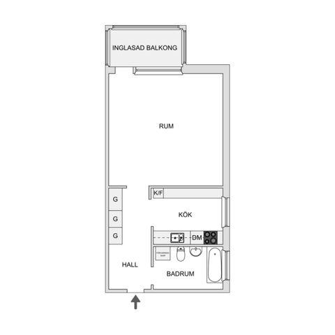 Bostadsrätt, Sjöåkravägen 38A, Bankeryd, Jönköping