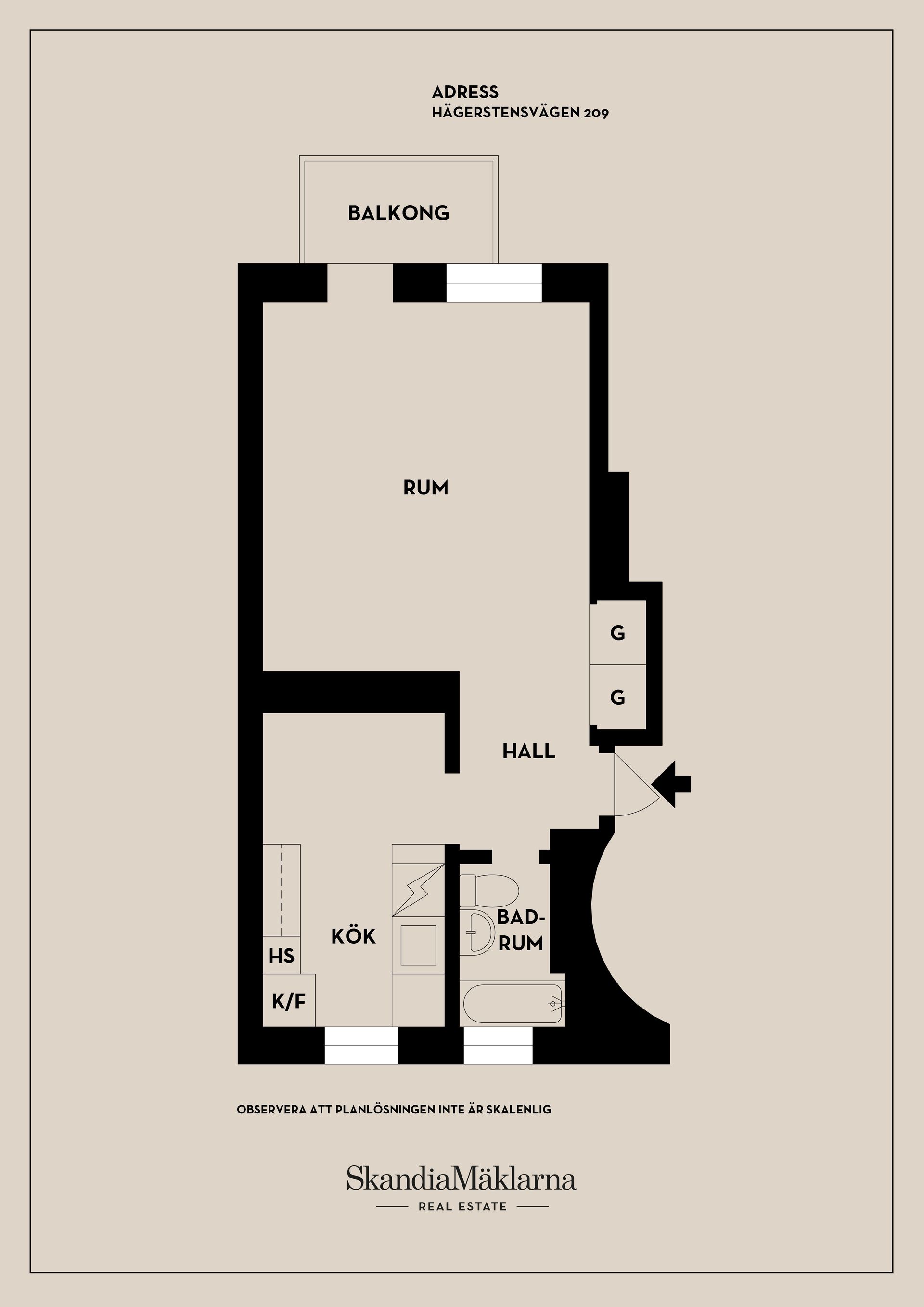 Bostadsrätt, Hägerstensvägen 209, Aspudden, Stockholm