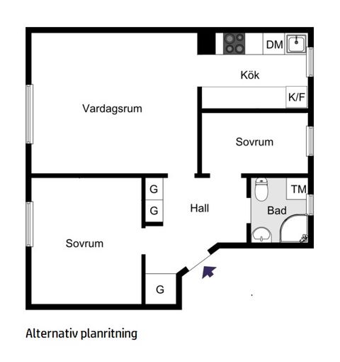 Bostadsrätt, Cedergrensvägen 31, Midsommarkransen/Telefonplan, Stockholm